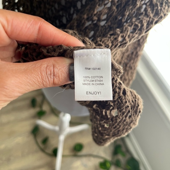 Michael Stars Knitted Crotchet Tank Top - Picture 5 of 5